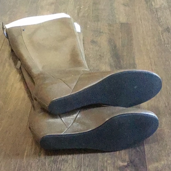 Crown Vintage taupe leather boots sz 8 - Picture 4 of 8